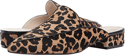 Cole Haan Women's Piper Mule Loafer, Ocelot Hair Calf Print, 7.5 B US