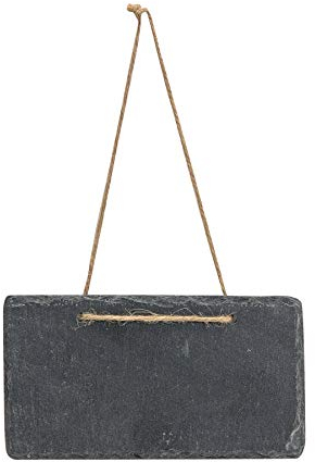 levandeo Schiefertafel 17x9cm Kreidetafel Schieferplatte Tafel Memotafel Türschild Deko Kreidelook Schiefer Dekoschild