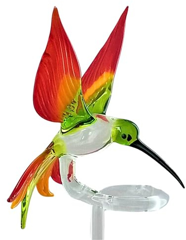 Orchideenstab, Kolibri - Normale Ausführung - (transp.-hellgrün-gelb-rot)