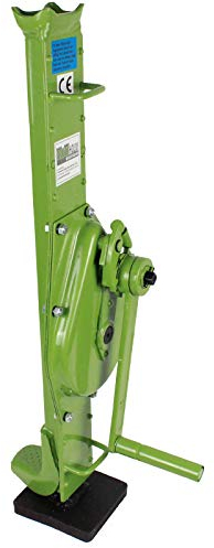 TRUTZHOLM Stahlwinde 3t Stockwinde Zahnstangenwinde 3000 kg 72,5-109,5 cm Höhe auomatische Bremse große Grundplatte Hubwinde Hebewinde Zahnstangenheber