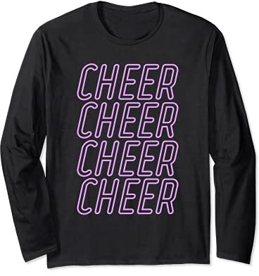 Retro Cheerleader Langarmshirt