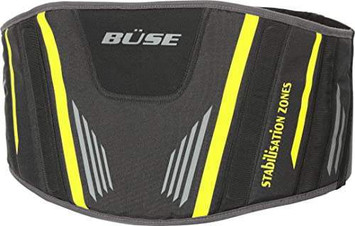 Büse Rider Nierengurt (Black/Yellow,M)