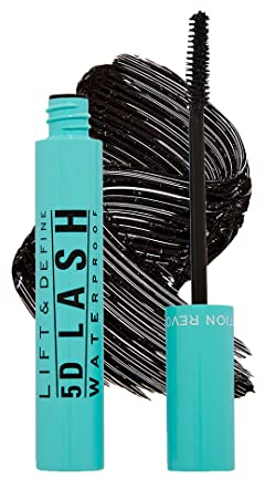 Makeup Revolution, 5D Lash Wasserfeste Wimperntusche, 14ml