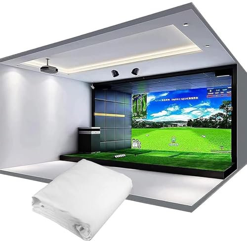 Golf Simulator Impact Screen: Ultra Clear Golf Impact Screen for Home/Indoor/Garage Swing Training,4mm Thickened Golf Screen Indoor Golf Simulator Impact Screen for Home Beginners,4 Size,1*3