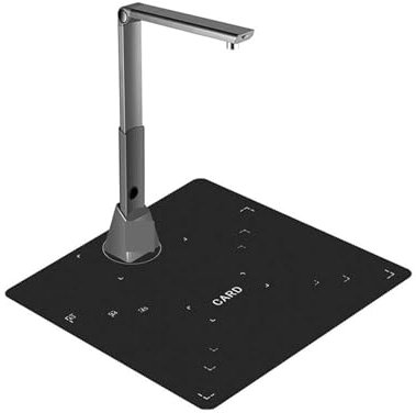 Appareil photo de documents pour enseignants A3 scanner de livre de taille de numérisation, 10 méga-pixels, livre et scanner de documents avec lumières LED portable