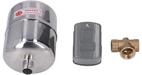 Mavaol Druckschalter-Set, automatische Pumpensteuerung, Leckerkennung, korrosionsbeständig, einfache Installation für Garten-, Jet- und selbstansaugende Wasserpumpen