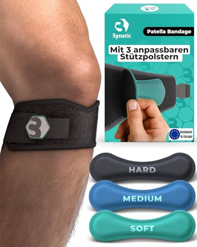Patellasehnenbandage mit Verstellbarer Unterstützung - Patella Band für Damen und Herren - Jumperband Knie - Patella Bandage - Patella Kniebandage - Patella Kniebandage - Patella Guard