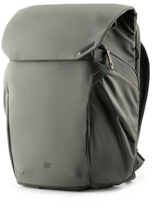 PGYTECH OneGo 2 Kamerarucksack 20L für urbane Fotografen, Kiefern Grün | Wasserdichter Rucksack für DSLR/DSLM/DJI Mavic mit Laptop-/iPad-Fach, Seiten-/Topzugriff, für Pendeln/Streetfotografie