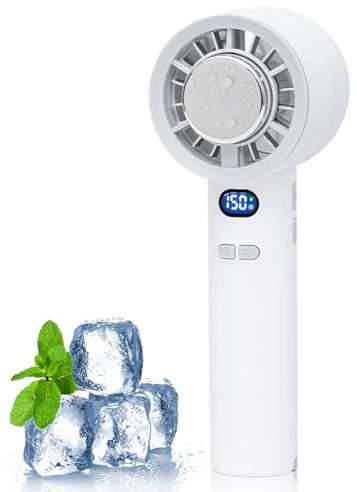 Uhngw Handheld Fan Rechargeable | Personal Small Fan Powerful Cooling - Adjustable Battery Operated Air Cooler, Rechargeable Cool Gadgets for Camping Travel Accessories Women Men Kids