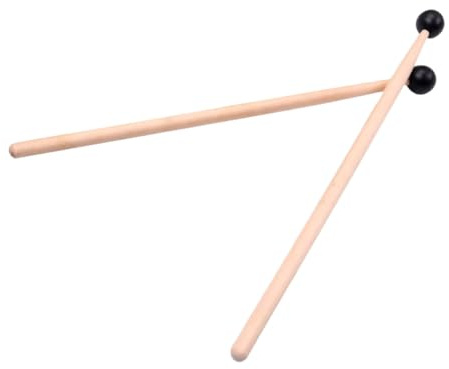 AKOOSY 2stücke Holz Glockenspiel Sticks Mallets Mit Gummikopf Für Xylophon Trommelstöcke Junge Mädchen Musik Zubehör Instrumente Practice Beaters
