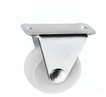 5 Stück/Los 1,25 Zoll Richtungsrolle Durchmesser 30 mm weißes Pp flaches festes Rad Höhe 40 mm kleine Möbelrolle