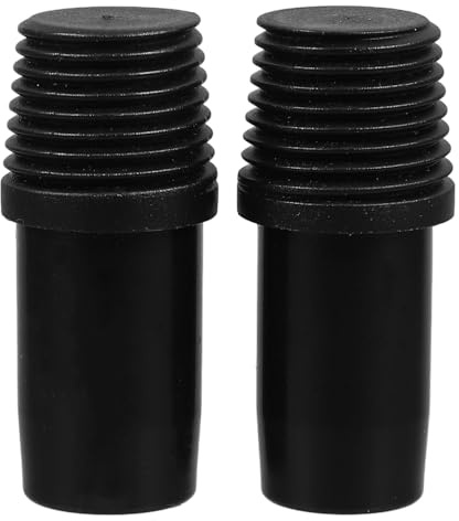 BESPORTBLE Steckverbinder 2 Stück aus Kunststoff für Besenstiel mit Gewinde, passend für Mopp und Besenstangen, ideal für Reinigungsarbeiten zu Hause