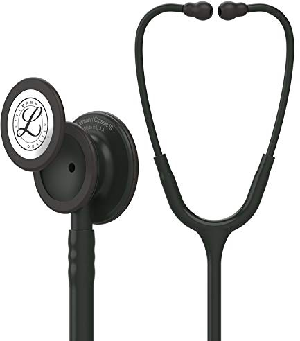 Fonendoscopio 3M™ Littmann® Classic III™ con grabado láser gratuito - Negro Negro mate 5803
