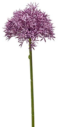artplants.de Künstliche Blume Allium ARNAU, violett, 60cm - Kunstblume Zierlauch
