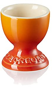 Le Creuset Stengods fotad äggkopp, 9 g, 5,3 x 5,3 x 5,9 cm, vulkanisk
