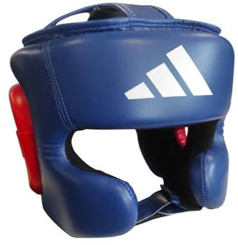 Casque de Boxe Speed FFBoxe - Adidas (Couleur : Bleu/FFB - Taille : XL)