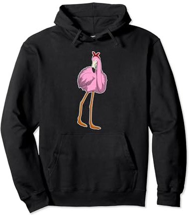 Flamingo Haarschleife Pullover Hoodie