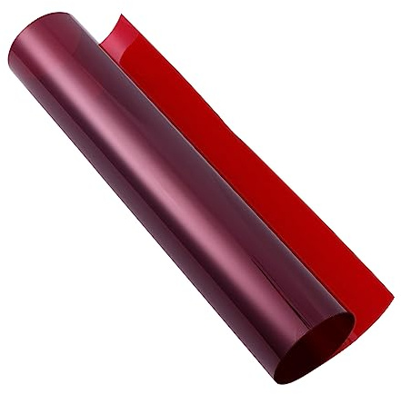jojofuny Farbfilterfolie Selbstklebend 39.4x11.8 Zoll Lichtfilter Film aus Kunststoff für Ambient Beleuchtung und Professionelle Fotografie