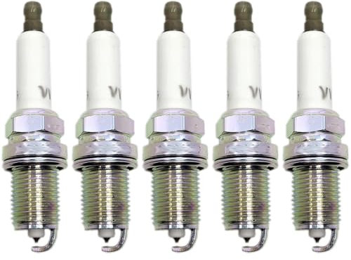 BDAKQJV Zündkerze Platin 101905611G, kompatibel mit A6 A7 A8 S4 S5 SQ5 A1 A3 A5 A8L Q5 Q7 3.0T Autoteile (5 Stück)