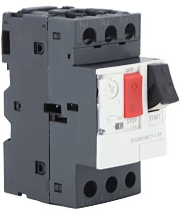 Disjoncteur de moteur, protection contre les courts-circuits de surcharger, interrupteur de protection de démarreur de moteur AC690V pour une variété de types de charger, y (GV2-ME06C 1-1,6A)