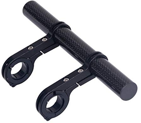 Fahrrad Lenker Verlängerung Bar Halterung Halterung Extender Mount Schwarz 20cm Carbon