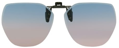 AOOLIA Clip-On Polarisiert Sonnenbrille Anti-Glare Polygon Mehrfabig Laser Gläser, Sportliches Design UV400 Schutz Ideal für alle Fahrer Outdoor-Aktivitäten