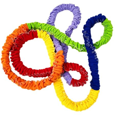 APLVFFZH Banda Elástica Cooperativa para Movimiento Banda de Resistencia Multifuncional Accesorio de Integración Sensorial Equipo de Ejercicio Dinámico Elabora, 4m