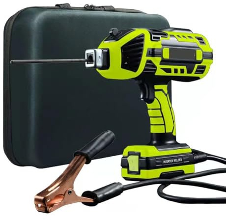 Inverter ARC Welder - 6-Level Current Adjustment Welding Machine, Portable Electric Welder for 2.5-3.2mm Electrodes, Handheld Welding Gun Kit