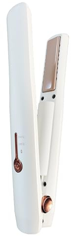 Cordless Mini Hair Straightener, 3000mA Rechargeable Travel Flat Iron, Ceramic Portable Straightener Iron for Medium Short Hair, Anti-Scald 2-Level Adjust Temp, Travel Size