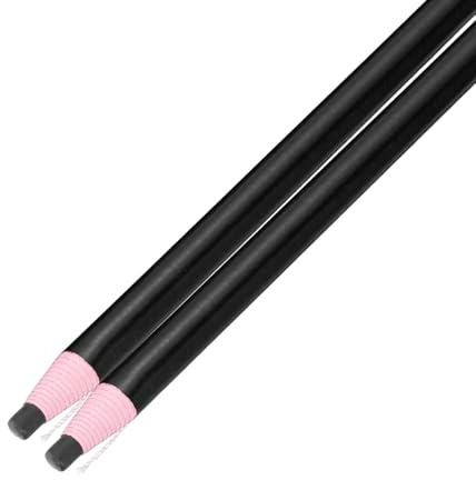 QUARKZMAN 2PCS Matite A Cera Sfogliabili Matite Colorate per Vetro Nero | Metallo Plastica Carta, Matite Non Affilabili Per Colorare Disegnare Marcare