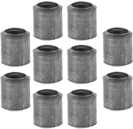 Generico Kit da 10 Cunei di Ferro Manico in Legno, Cunei di Sicurezza Rotondi per Spaccalegna e Manici di Martello, Resistenti alle Intemperie per Lavori di Carpenteria e Giardinaggio