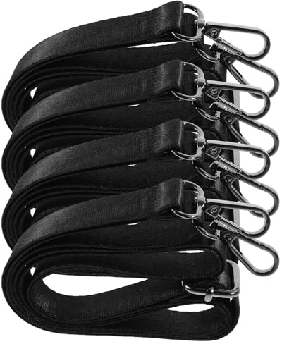 RORPOIR 4 Stück Verstellbare Elastische Beinschnüre für Pferdedecken aus Nylon mit Sicherer Befestigung und Widerstandsfähig für Täglichen Gebrauch