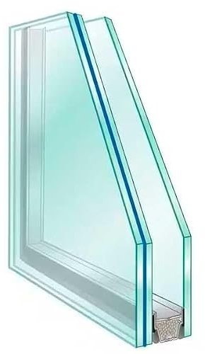 Cristal de Cámara Laminar a Medida – Vidrio Mateado – Corte Personalizado para Ventanas, Puertas y Cerramientos. Medidas: 3+3Mate/8/4-60x60