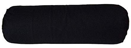 Yoga Bolster Filled with Organic Buckwheat Hulls (Midnight Black)