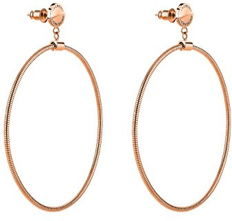 LIEBESKIND BERLIN Damen-Creole Edelstahl LJ-0163-E-73, rosé