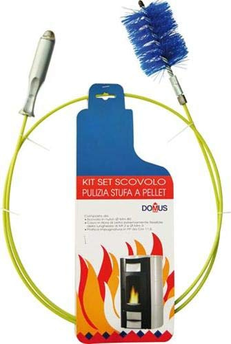 Kit nettoyage Goupillon Poêle à pellets 80 mm Longueur 2 m