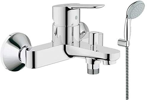 Grohe 23334 BauEdge Single Lever Mono Bath Shower Mixer Tap 27799 Head Set Kit