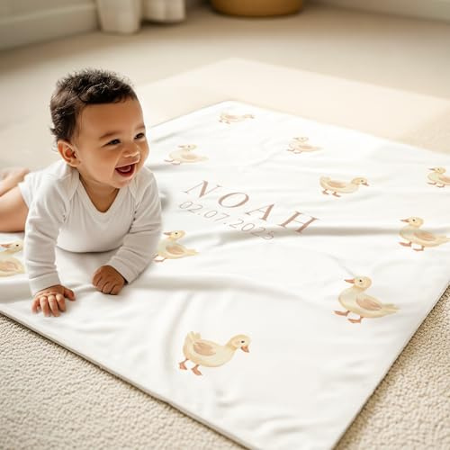 your surprise Babydecke personalisiert mit Name - Babydecke personalisierbar mit Namen, Text, verschiedenen Designs und Schriftarten