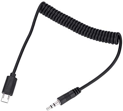 Cable de liberación del Obturador, Cable de conexión del Control Remoto del Disparador RM-VPR1 3.5mm/2.5mm S2 para Sony RX1/RX10/RX100/A7S/A7R/A7/A7II/A7III/A9/A58/77M2/99M2/A3500/A5000(3.5mm-S2)