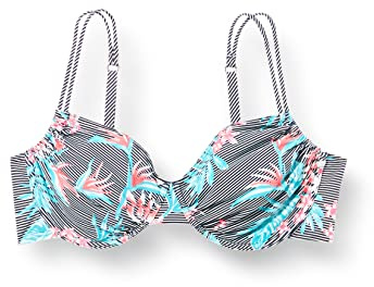 Firefly Damen Bikini-Oberteil Malisa II Bikini-Oberteil, Flower/Stripe, 40B, 4034998