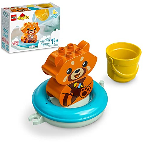 LEGO DUPLO My First Bath Time Fun: Floating Red Panda 10964 Building Toy for Preschool Kids Aged 18 Months and up (5 Pieces)