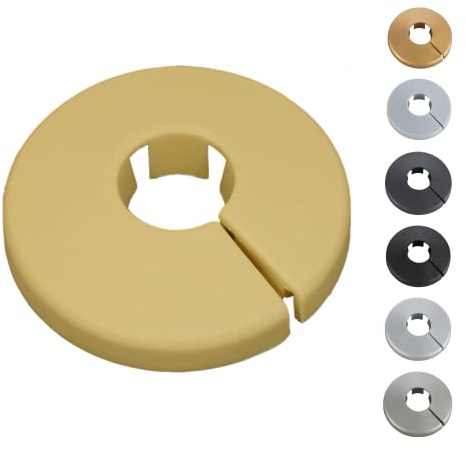 20 Abdeckrosetten für Rohre und Stäbe aller Art - MADE IN GERMANY | Premiumfarben mit patentiertem Clip-Verschluss EINFACHE MONTAGE, für Rohrdurchmesser 12mm 15mm 17mm & 22mm Rohrverkleidung