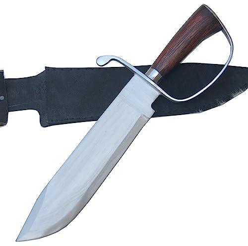 THE NEPAL 30 cm lange Klinge, handgeschmiedetes Bowiemesser, großes Messer, handgefertigtes Messer, Jagd- und Campingwerkzeuge, schärfen, sofort einsatzbereit
