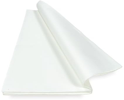 Tessuto Tenda Sole Torino da Esterno Giardino Balcone A Metro in Acrilico Altezza 2 Metri cm. 200 Tinta Unita - Bianco Unito