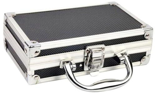 Linsition Boîte À Outils - Mallette De Rangement Robuste En Alliage D'aluminium, Mallette À Outils En Aluminium Avec Mousse Pour, Outils, Organiser Et Protéger