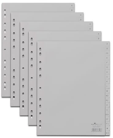 Durable 651010 A-Z Register (5 Stück)