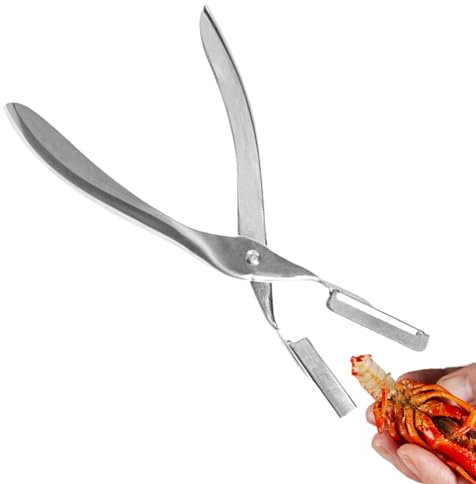 Pelador De Langostinos - Abridor De Mariscos,Herramienta Ergonómica De Acero Inoxidable Para Pelar Langostinos, Camarones Y Mariscos