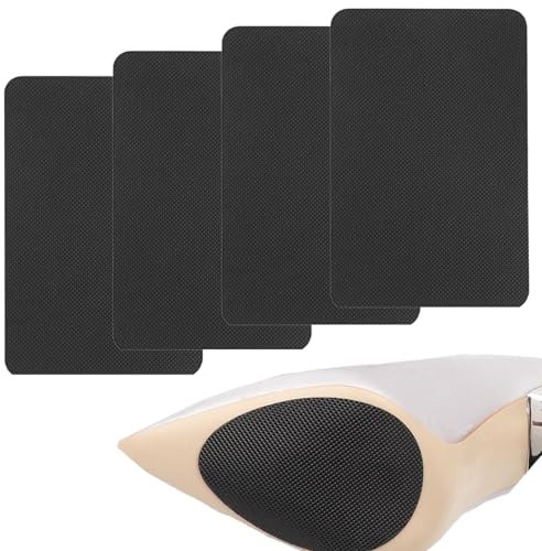 4pcs rubber grip tape Ultra Thin Strong Adhesive rubber grip pads thin Sheets for Safer Handles & Surfaces Waterproof Soundproof Anti Vibration Heat Resistant Pads for DIY Crafts Floor Cushioning