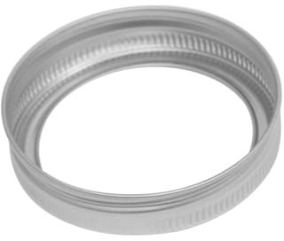 Abaodam 5Pièces Anneaux de Pot pour Bocaux Verre Couvercles de Remplacement pour Conserves Accessoires de Cuisine Inoxydable