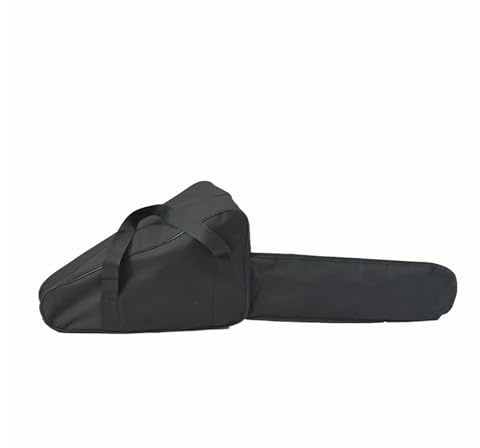 Borsa porta attrezzi per motosega in tessuto Oxford resistente, con impugnatura rinforzata e ampi scomparti per attrezzature da giardinaggio, borsa portatile in tessuto Oxford nero